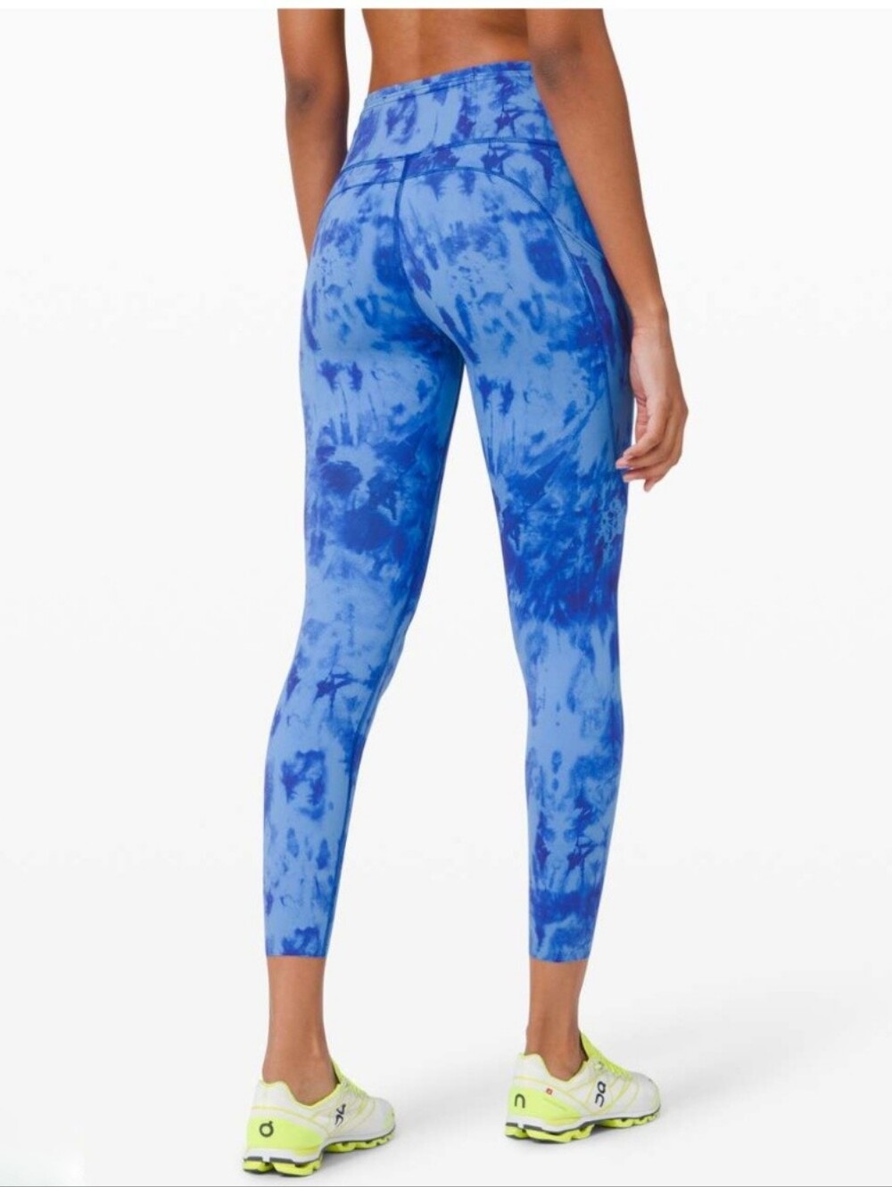 Lululemon Fast and Free Tight II Nulux Leggings 25" Game Day Blue W5CVXS Size 4 - Picture 2 of 5